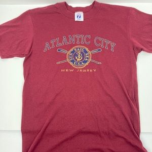 Vintage 90s Atlantic City T Shirt Logo 7